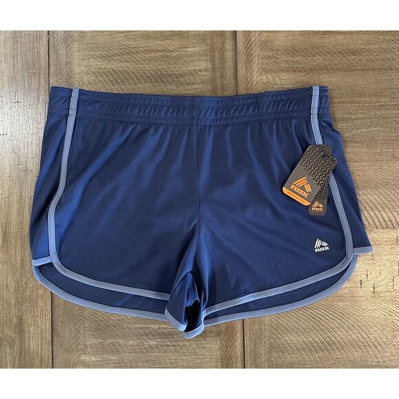 NWT RBX Women’s Blue Active Running Shorts Size Large Lined Moisture Wicking NEW - Picture 16 of 16